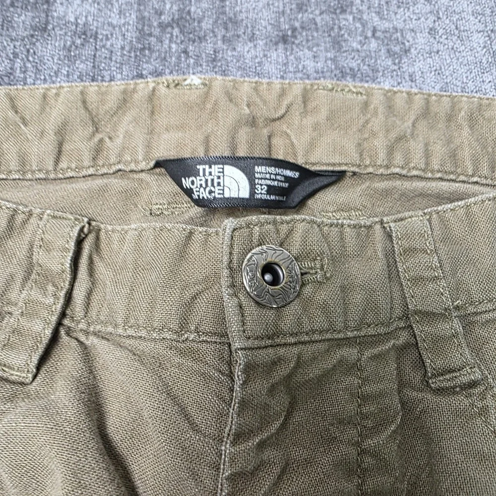 The North Face Motion Pants Men 32x30 Flex Canvas Articulated Hiking Trail Green